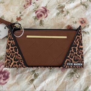 Steve Madden Wallet/wristlet, Cognac Color New!